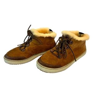 L.L. Bean Suede Mountainside Wicked Good boots, size 8.5